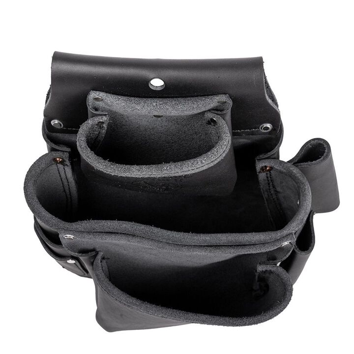 Occidental Leather 3 Pouch Pro Fastener Bag, Black, large image number 3