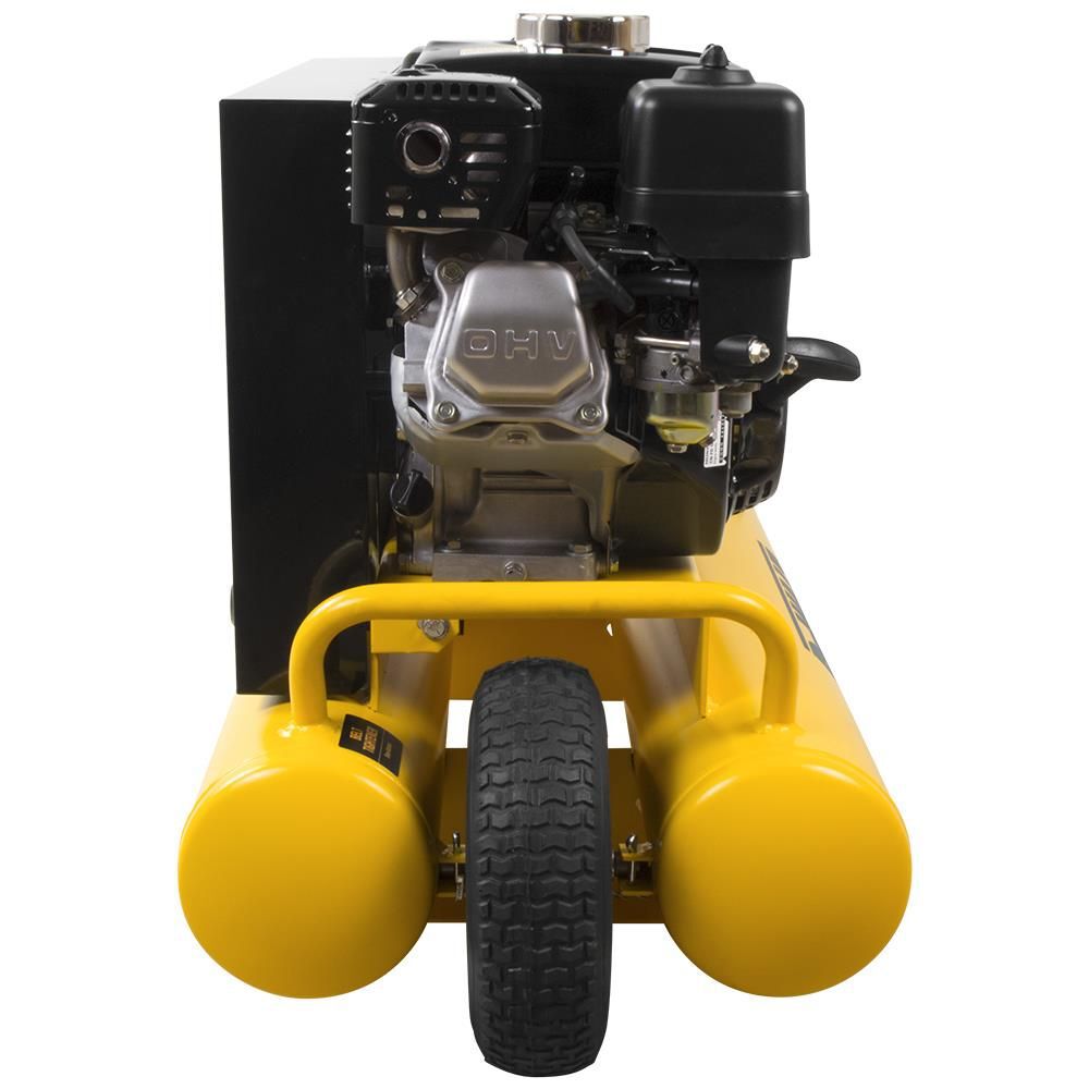 DEWALT 8 Gallon Portable 150 PSI Gas Twin Stack Air Compressor, large image number 9