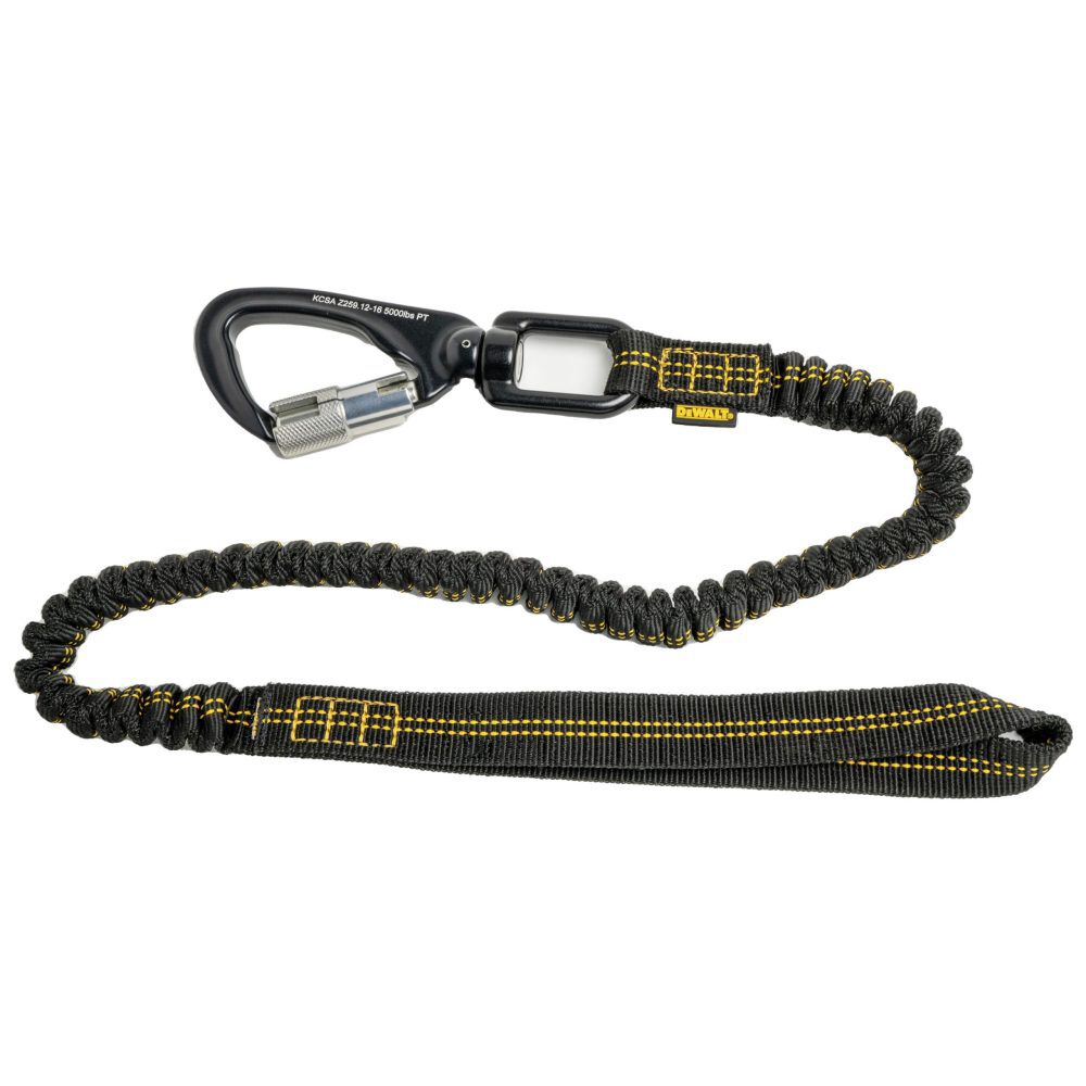 DEWALT 35 Lbs 37 in Polyester & Aluminum Single Leg Tool Lanyard, large image number 1