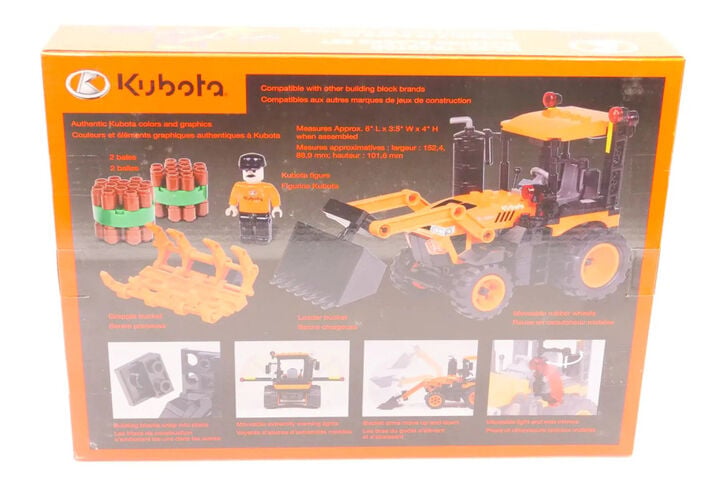 Kubota MS-201 325+ Piece Toy Tractor Building Blocks Sets