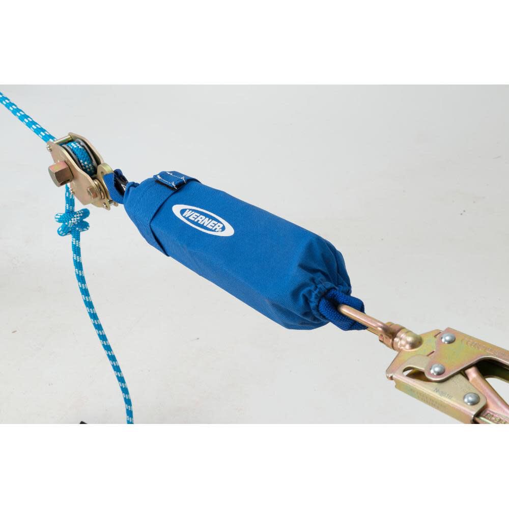 Werner L100100 100 ft 2-Man Rope Horizontal Lifeline System Cross-Arm Strap, large image number 3