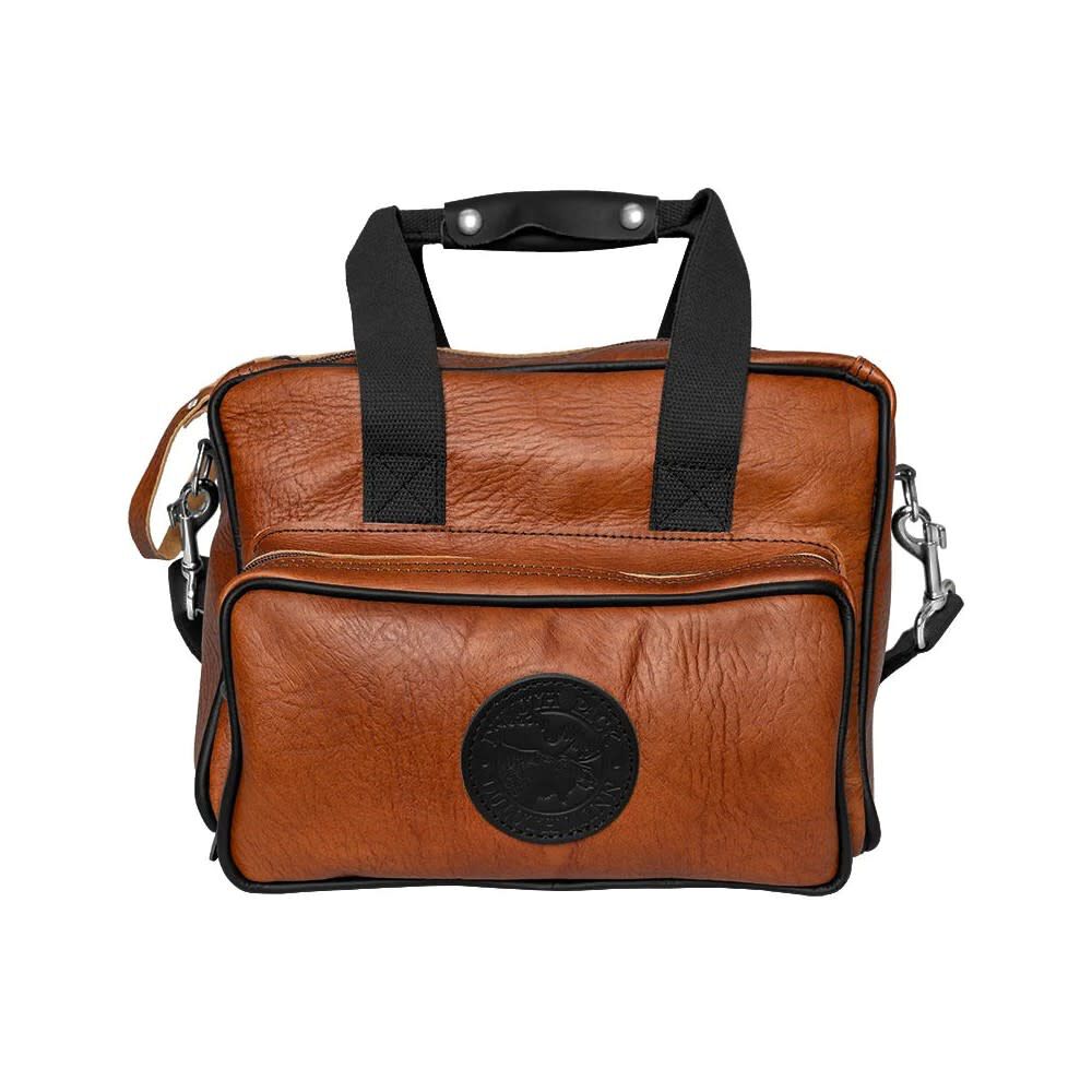 Duluth Pack Black Bison Leather Range Bag, large image number 1