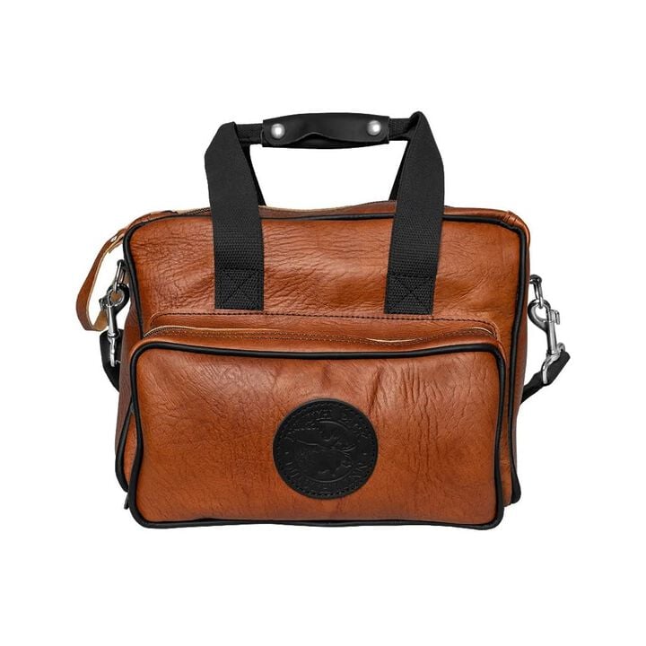 Duluth Pack Black Bison Leather Range Bag