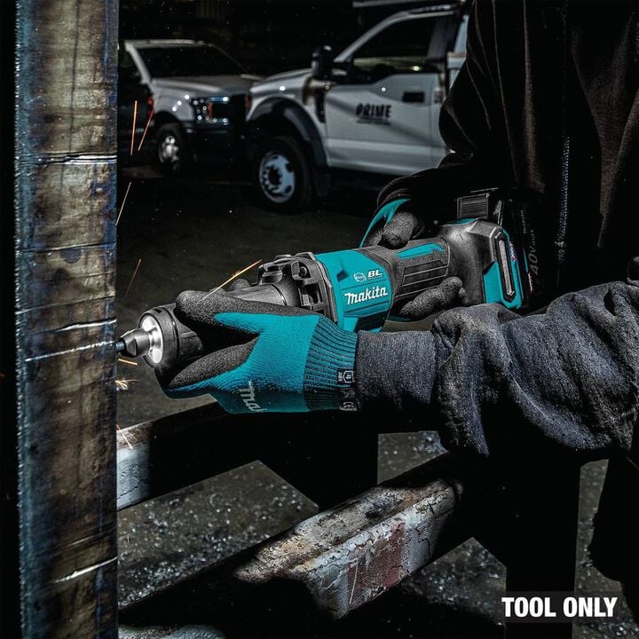 Makita 40V Max XGT Cordless 1/4 Inch Paddle Switch Variable Speed Die Grinder with Electric Brake (Bare Tool), large image number 5