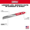 Milwaukee 9 Inch 10TPI TORCH Carbide Teeth Metal Cutting Reciprocating Saw Blade 3pk, small image number 5