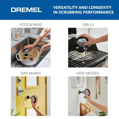 Dremel Versa 2.5 in. Power Scrubber Kitchen Scour Pad 3 pk