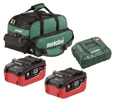 Metabo 2x 8.0Ah LiHD Ultra-M Pro Battery Starter Kit, large image number 0