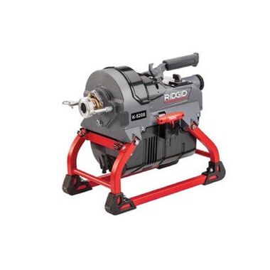 Ridgid K-5208 Sectional Machine with C-11 cables, A-8 wire baskets, and Toolbox Kit
