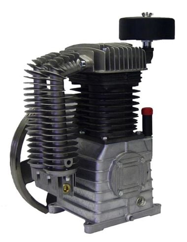 Rolair 5 HP 230V 18.8 CFM@90PSI 9 Gall Twin Tank Constant-Run Compressor, large image number 1