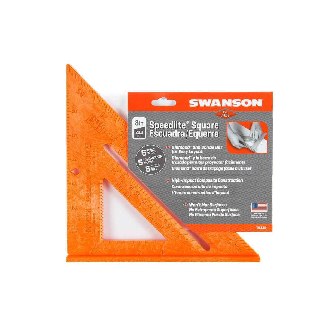 Swanson Tool 8 In Speedlite SquareOrange Composite, large image number 9