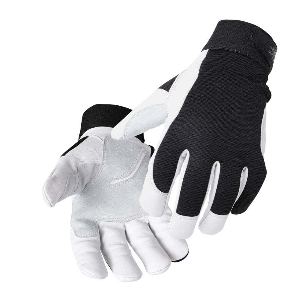Black Stallion Grain Goatskin Mechanics Gloves Size Large – GX3020-BW-LRG