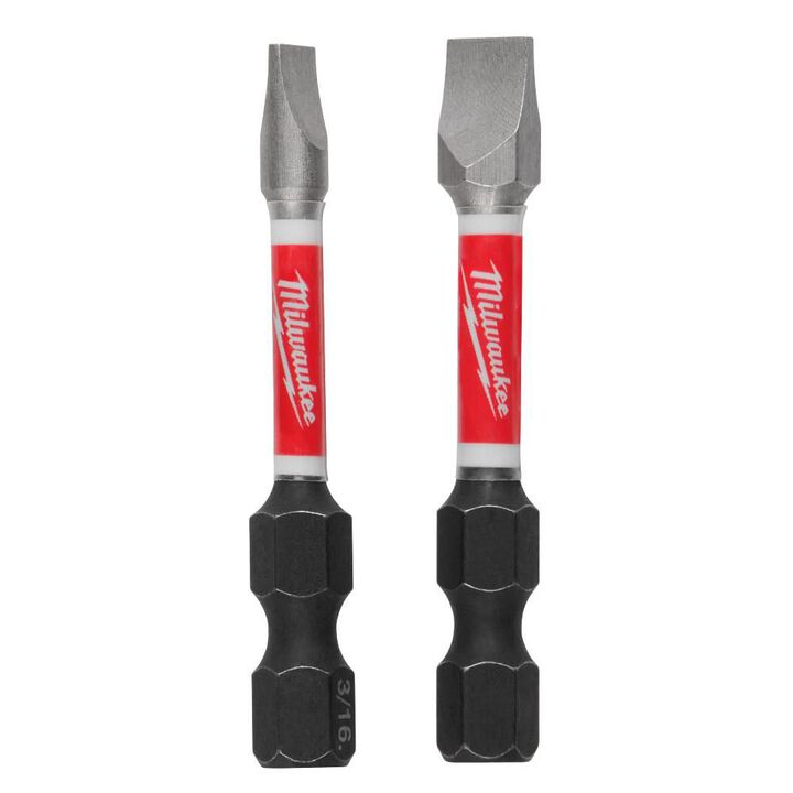 Milwaukee SHOCKWAVE Impact Duty 2 in. Slotted #8/#10 Power Bit (2 Pack), large image number 9