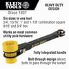 Klein Tools 5-in-1 Lineman's Wrench Heavy Duty, small image number 2