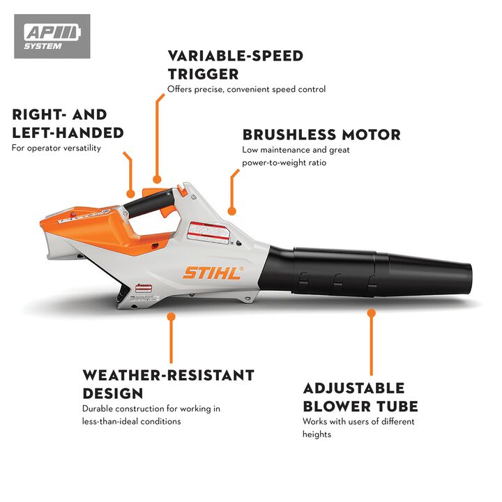 Stihl BGA 86 Cordless Battery-Powered Handheld Blower (Bare Tool), large image number 1