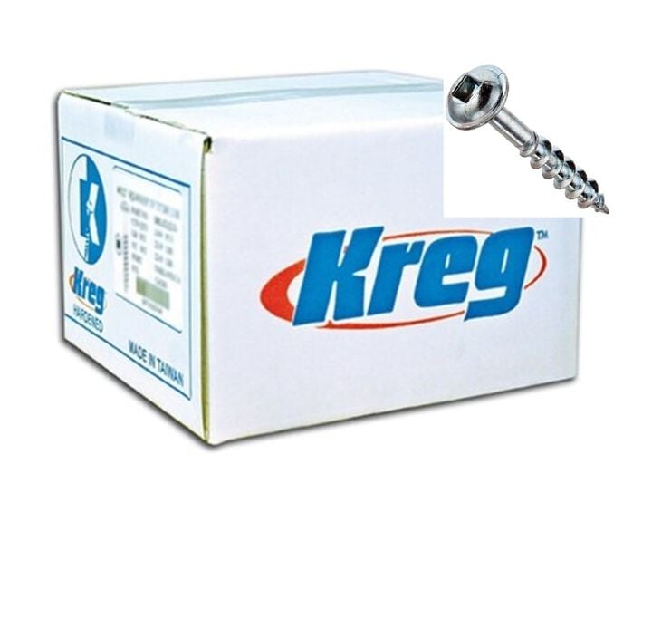 Kreg Pocket Screws - 1-1/4in #8 Coarse Washer-Head 5000ct