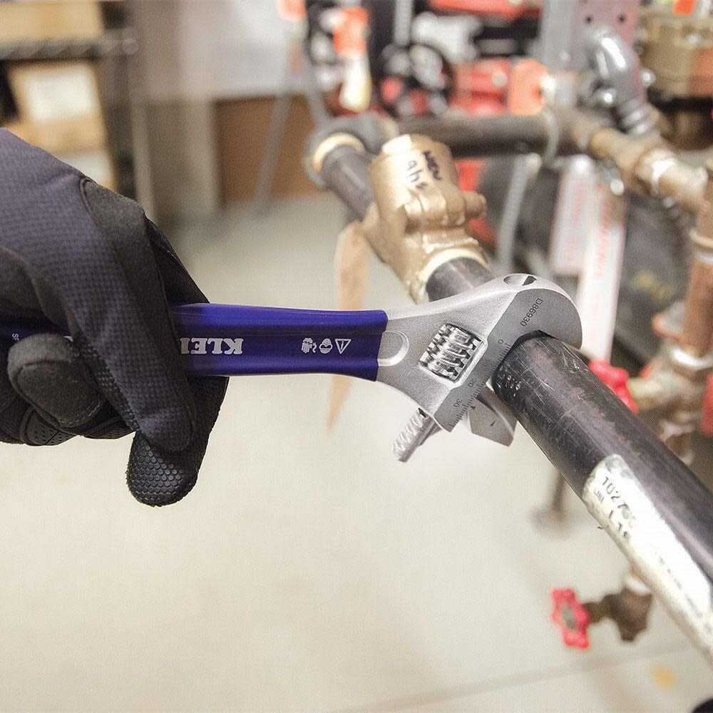 Klein Tools Reverse Jaw/Adjust Pipe Wrench, large image number 4