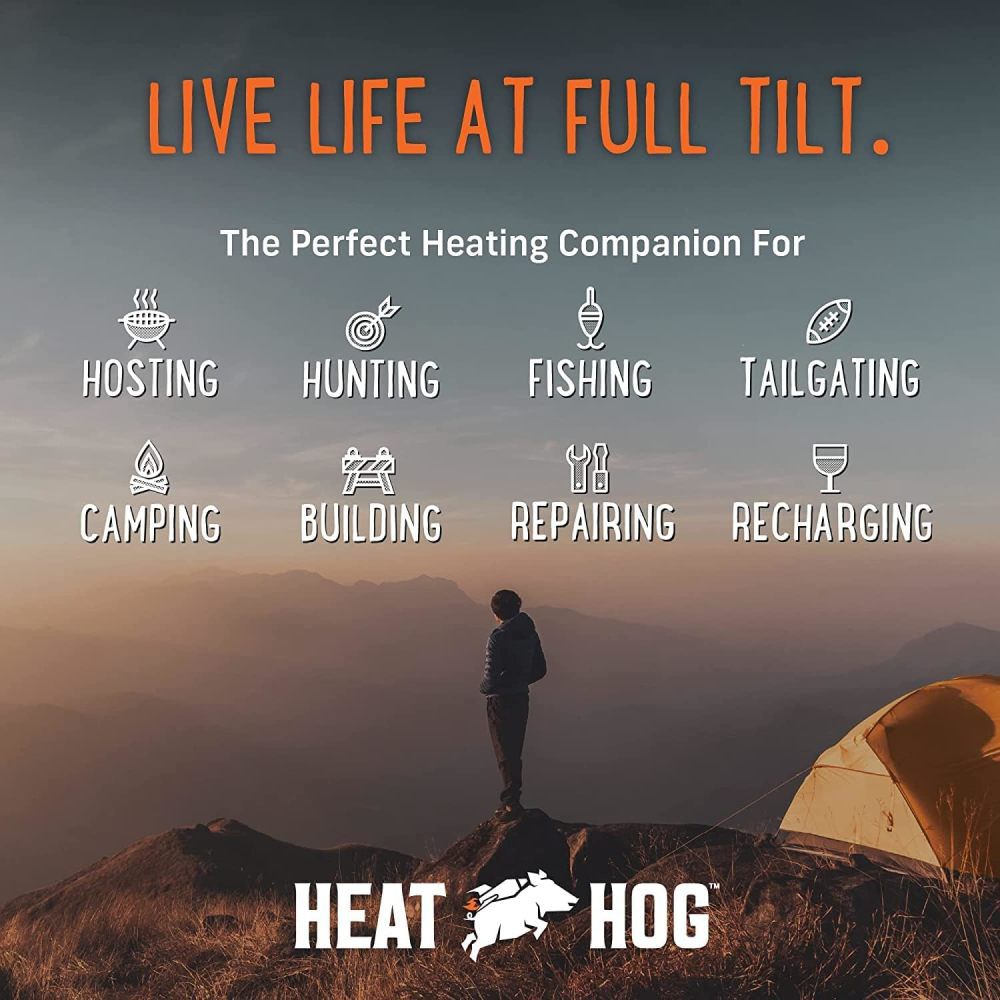 Heat Hog 4000 Btu 100 Sq-Ft. Area Portable Propane Space Heater HH ...