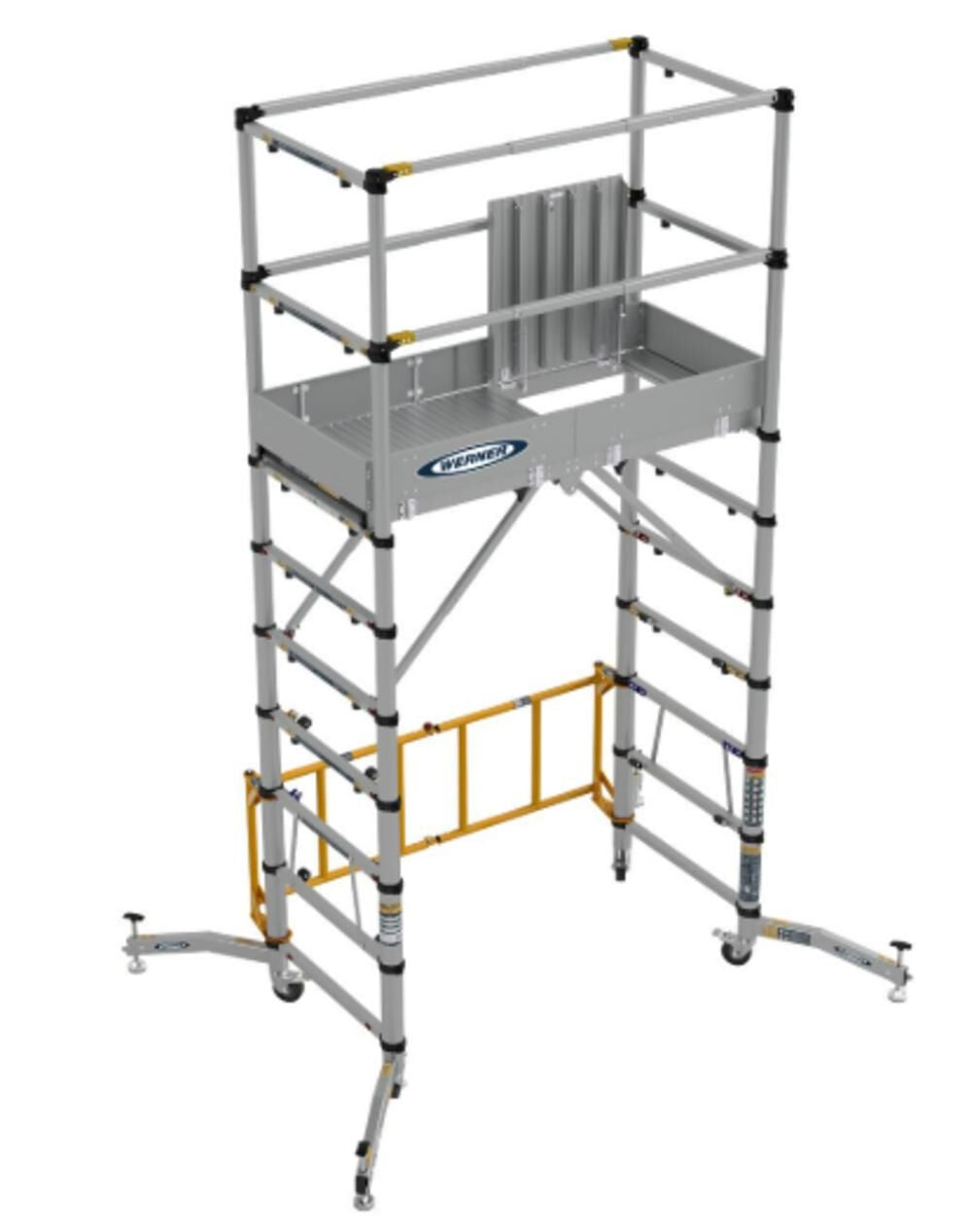 Werner 6 Ft Aluminum Telescoping Scaffold, large image number 10