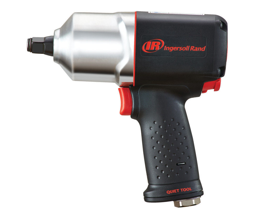 Ingersoll Rand 1/2 Inch Quiet Pistol Grip Air Impact Wrench 1100 Ft-Lb, large image number 2