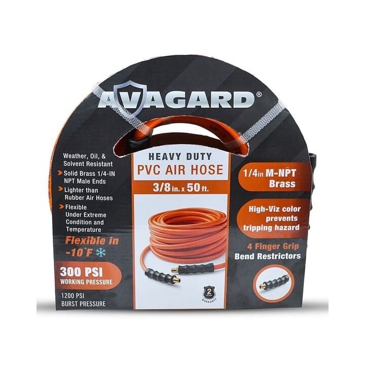 BluBird Avagard 3/8 Inch x 50 Ft. PVC Air Hose Assembly, large image number 4