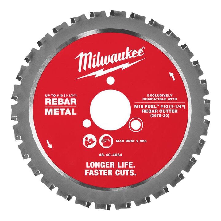Milwaukee Rebar Cutting Blade for #10 1-1/4 Inch Rebar