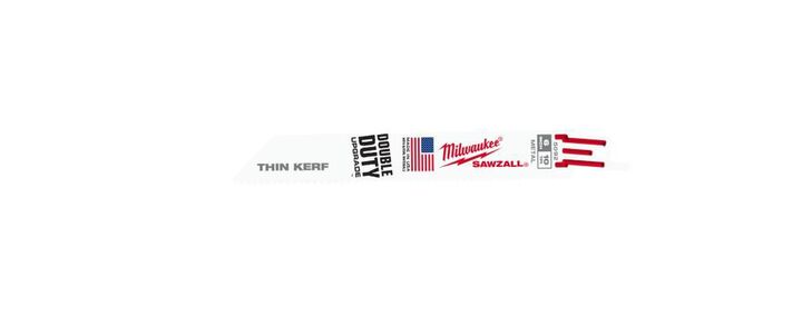Milwaukee 6 in. 10 TPI Thin Kerf SAWZALL Blades 5PK, large image number 10