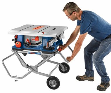 Bosch Worksite Table Saw 10 with Gravity-Rise Wheeled Stand, large image number 10