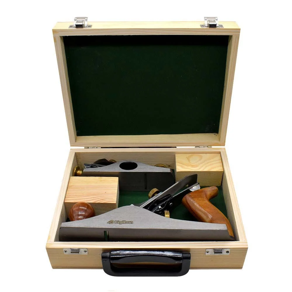 Big Horn Cast Iron Bench and Block Plane Kit For Woodworking, large image number 1