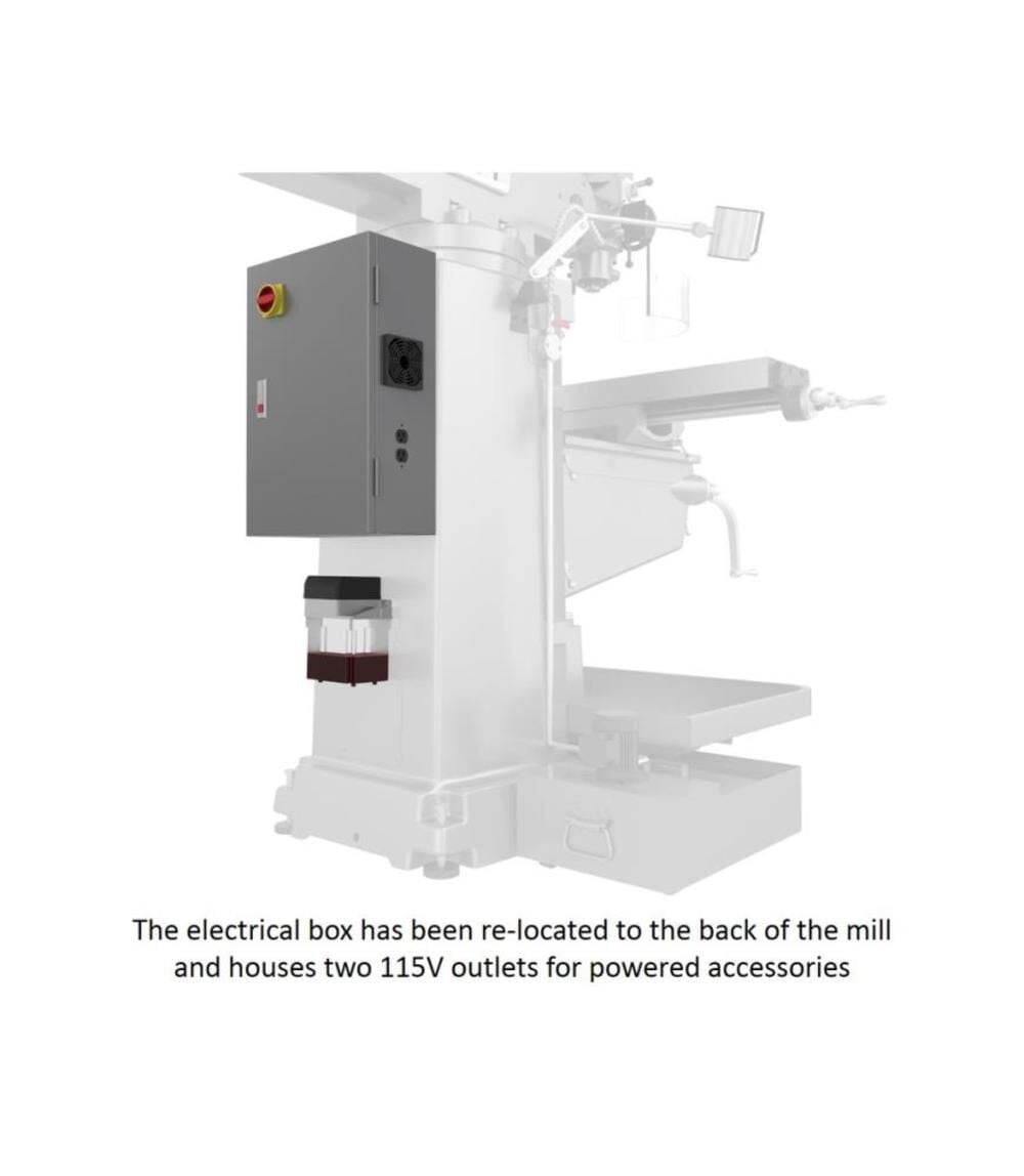 JET JTM-949EVS/230 Vertical Milling Machine, large image number 5