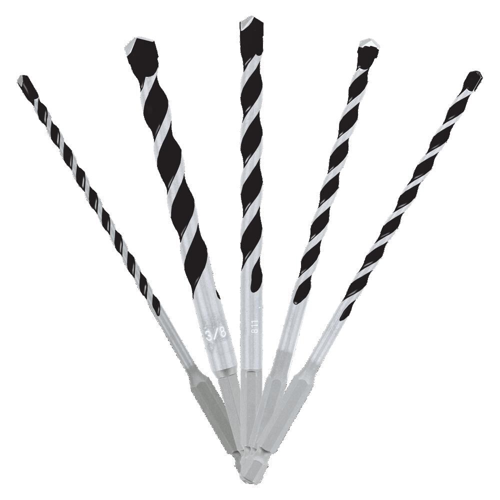 Diablo Tools 5 pc Multi-Material Carbide-Tip Hammer Drill Bit Set, large image number 1