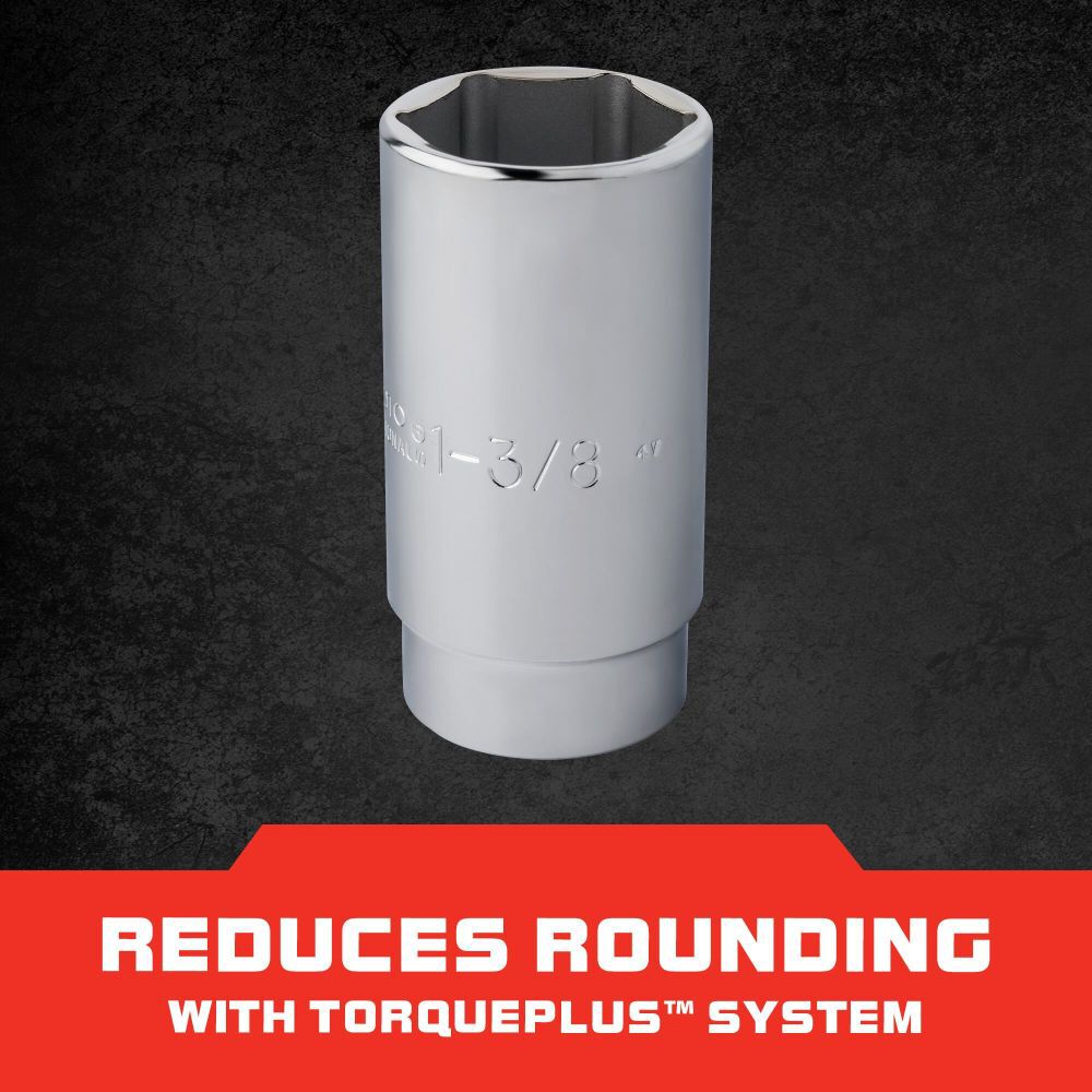 Proto 1/2 Inch Drive 1-3/8 Inch 6-Point Deep Socket, large image number 4