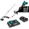 Makita 18V X2 (36V) LXT Lithium-Ion Brushless Cordless Couple Shaft Power Head Kit with String Trimmer Attachment (5.0Ah), small