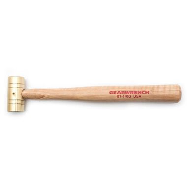GEARWRENCH Hammer Brass with Hickory Handle 8 oz