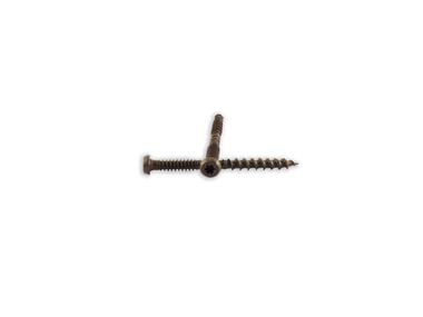 Woodpro #10 x 2-1/2 In. 1000 Hour PPG E-Coat Brown Composite Deck Screws, large image number 0
