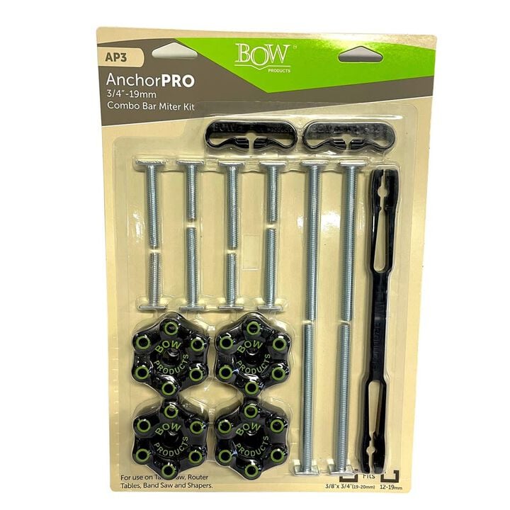 Bow Products AnchorPro Combination 3/4in Long & Small Miter Bar Kit, large image number 4
