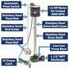 Superior Pump 1/2 HP Stainless Steel and Cast Iron Pedestal Sump Pump, small