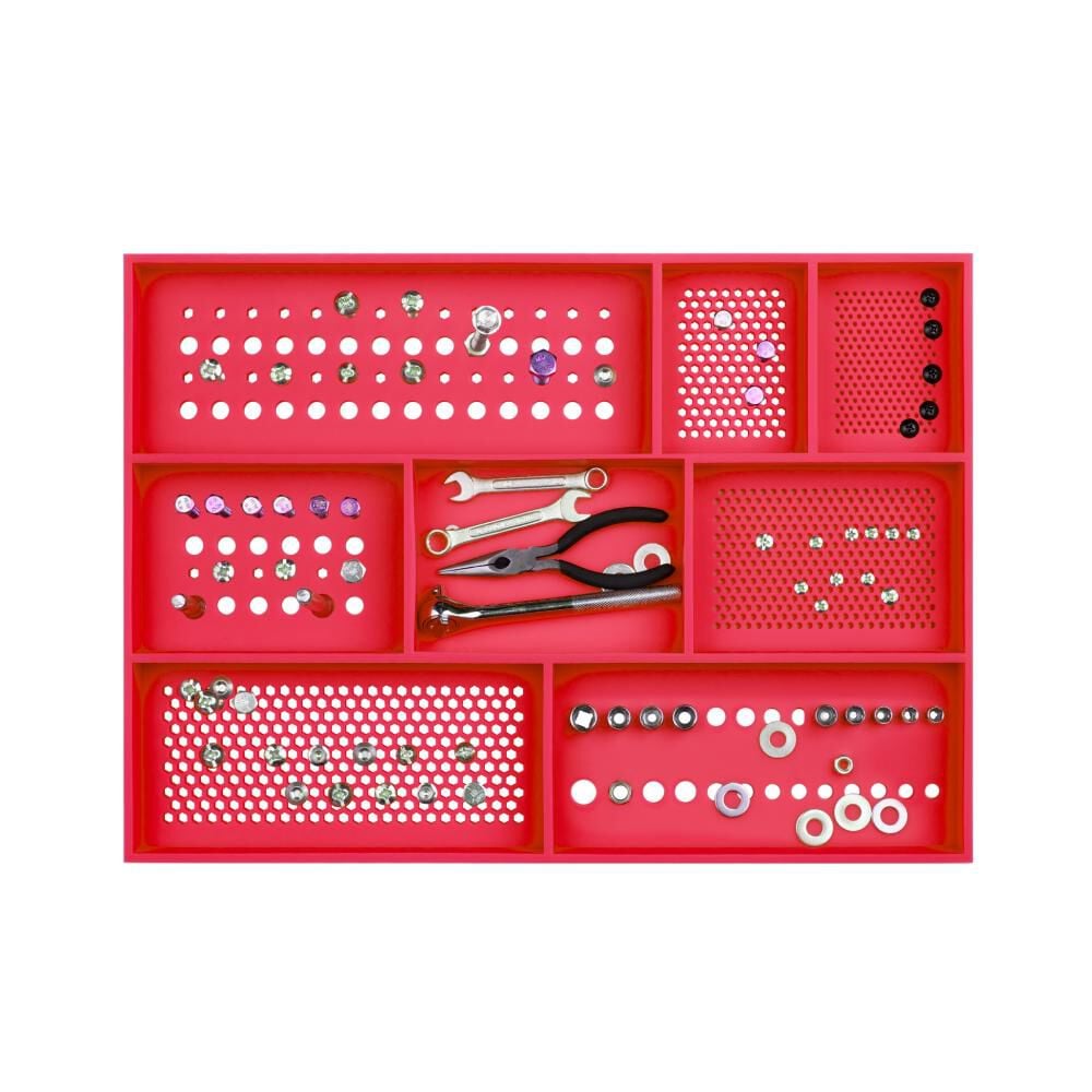 Boltster Top Box XL Fastener Organizing Tool Tray Red, large image number 4