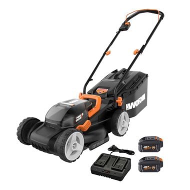 Worx 40V Power Share 4 Ah 14 Inch Cordless Lawn Mower Kit