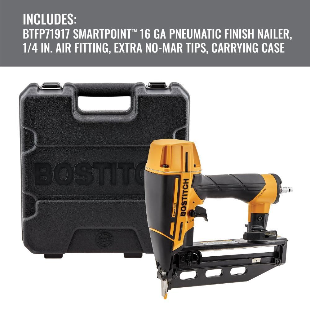 Bostitch 2.5-in x 16-Gauge Clip Head Finishing Pneumatic Nail Gun, large image number 4