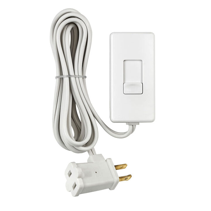 Leviton Incandescent Universal Tabletop Slide Dimmer 300W 6', large image number 1
