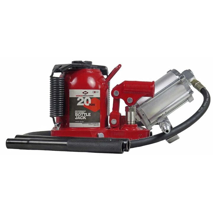 American Forge Air/Hydraulic Bottle Jack 20 Ton Low Profile
