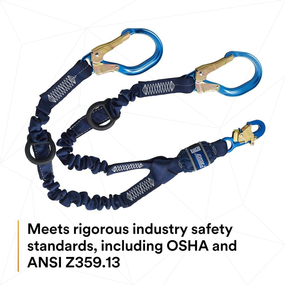 DBI Sala Force2 Elastic 100% Tie-Off Shock Absorbing Lanyard, large image number 9