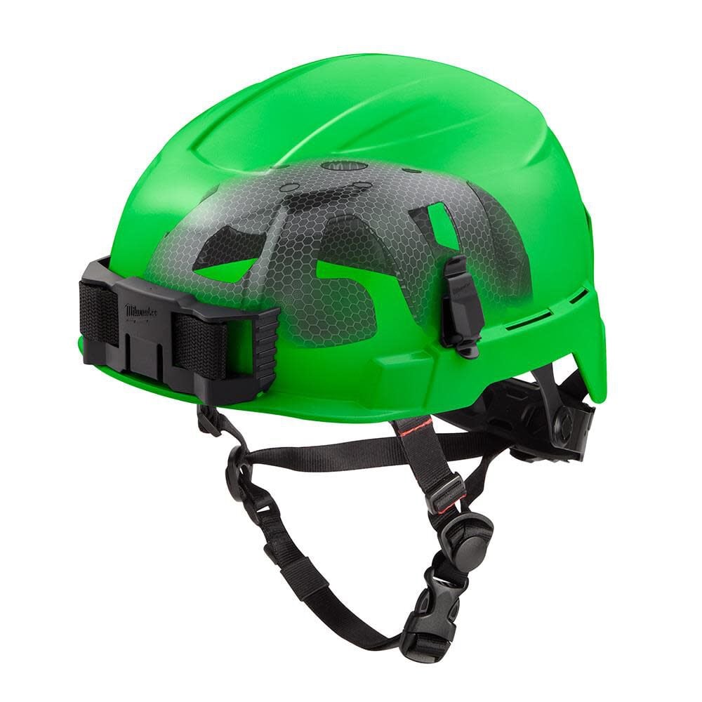Milwaukee BOLT Green Safety Helmet with IMPACT ARMOR Liner (USA)-Type 2, Class E - 48-73-1357