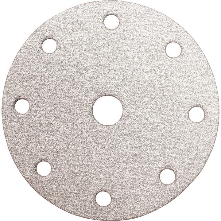 Makita 6 Inch 80 Grit White Aluminum Oxide Hook and Loop Round Abrasive Disc