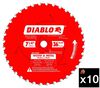 Diablo Tools 7-1/4 inch x 36 Tooth ATB Framing Circular Saw Blade with 5/8 inch Diamond Arbor 10 Pack, small image number 1