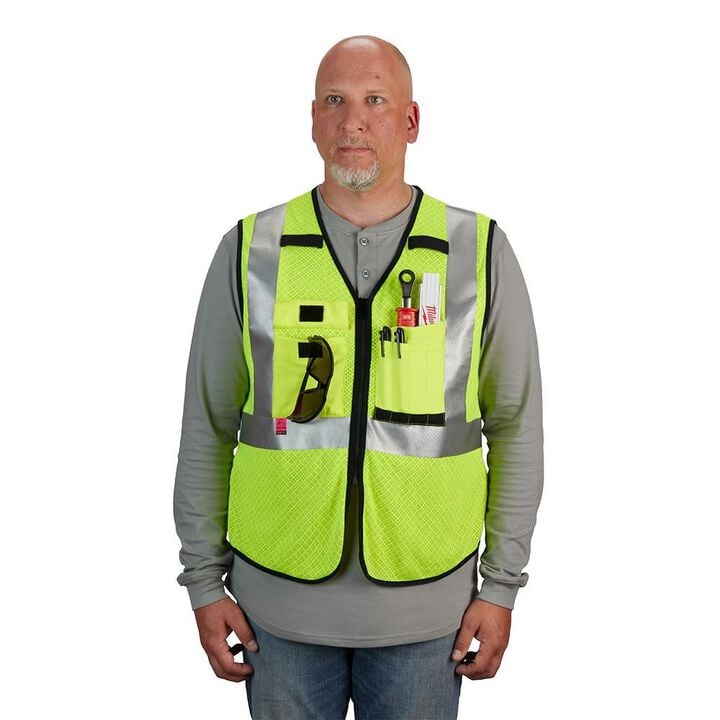 Milwaukee High Vis Safety Vest Class 2 Mesh AR/FR Cat 1, large image number 7
