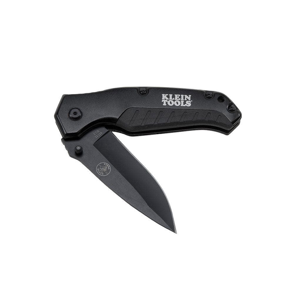Klein Tools Pocket Knife Black Drop Point Blade 44220 - Acme Tools
