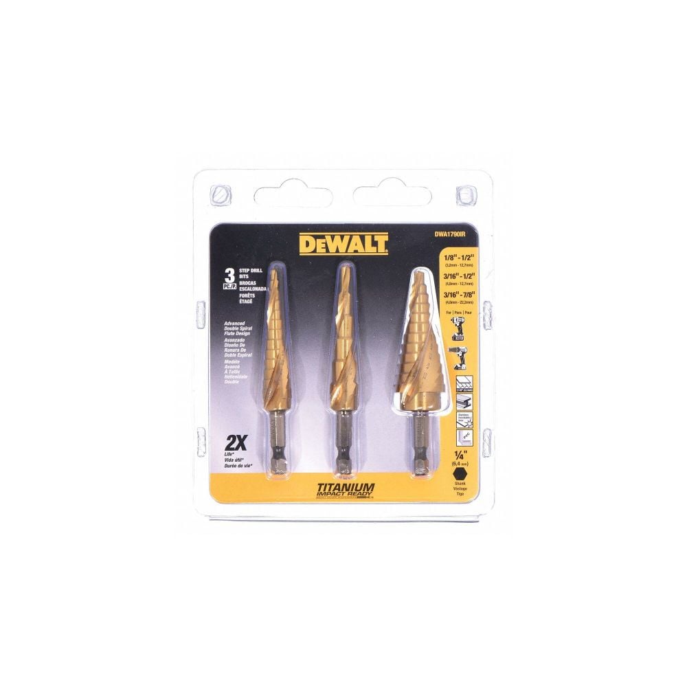 Dewalt step bit set 2025