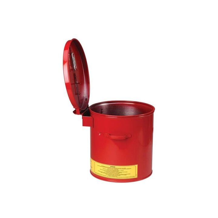 Justrite 2 Gallon Red Steel Dip Tank for Cleaning Parts, large image number 1