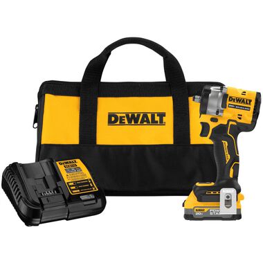 DEWALT 20V MAX 3/8in Compact Impact Wrench & POWERSTACK Compact Battery
